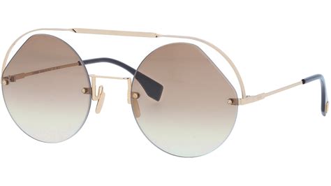 fendi ff 0325/s|FENDI Round Sunglasses FF0325/S Silver .